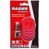 купить Диск отрезной Raider 162115 Set discuri diamantate 50×10mm (5 buc) + arbore filetat M14 в Кишинёве 