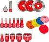 cumpără Set de tubulare, bite, duze Raider 157869 Set discuri și carote diamantate Ultimate Multi (21 buc) în Chișinău 
