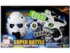 Un set cu pistol cosmic bratara, glonturi, casca "Super Battle"