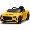 cumpără Mașină electrică pentru copii Kids car 8010317DR_Yellow Bentley Bacalar, 12V7AH, scaune din piele în Chișinău 