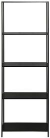 купить Офисный стеллаж Deco Cona 5 nivele (50x30x145.5H) Black в Кишинёве 