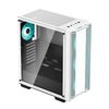 купить Корпус Case Middletower Deepcool CC560 WH ATX White, no PSU, Side panel Tempered Glass,  2xUSB3.,1xUSB2.0, Audio, Pre-Installed LED Fans: Front 3X120mm, Rear 1X140mm (carcasa/корпус) в Кишинёве 