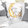 купить Детское постельное белье PernaMea Set lenjerie 8 piese Premium Iepuras gri (PM.105896/3) в Кишинёве 