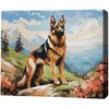 cumpără Tablou pe numere BrushMe MG0022FC 40х50cm (fără cutie) Păzitorul culmilor în Chișinău 