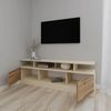 cumpără Comodă TV Smartex (16551) Т9 200cm TV Ivory+Stejar Inchis în Chișinău 