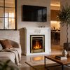 купить Камин электрический ArtFlame Auren & Gala Gold, 950x930x270mm, Alb в Кишинёве 