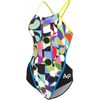 cumpără Accesoriu pentru înot AquaLung Costum baie dame CEDONIA Black Yellow 36 în Chișinău 