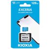 cumpără Card de memorie 128GB Kioxia Exceria LMEX1L128GG2 microSDHC (Toshiba), 100MB/s, (Class 10 UHS-I) + Adapter MicroSD-SD în Chișinău 
