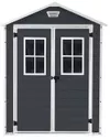 купить Садовый сарай Keter 56117 Breteuil 6x5, 185x152x226cm, gri inchis в Кишинёве 