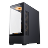 Case ATX GAMEMAX VISTA AB, w/o PSU, 0.6mm, 6x120mm ARGB fans, Dual TG, USB3.0, Type-C, Black 