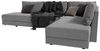 cumpără Canapea Indart Corner Sofa Light (295x215x65) în Chișinău 