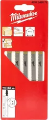 купить Аксессуар для пилы Milwaukee 4932348072 Пилки для электролобзика по дереву, ламинату, МДФ 105мм, max 50мм (P.5) в Кишинёве 