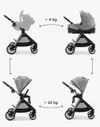 cumpără Сărucior pentru copii KinderKraft 2в1 Vesto 2 KSVEST02GRY2000 Gray în Chișinău 