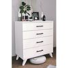 cumpără Comodă Nex Home Dresser, 4 compartimente, 76x44x86,5 cm, Alb (27-02-01) în Chișinău 