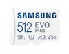 512GB MicroSD (Class 10) UHS-I (U3) +SD adapter, Samsung EVO Plus "MB-MC512KA" (R:130MB/s) 