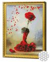 cumpără Tablou pe numere Art Gallery GA83188 Mozaic cu diamante 40x50cm Trandafir elegant în Chișinău 