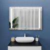 cumpără Oglindă baie Bayro Alfa 1200x800 LED 3C touch c подогревом, часами и термометром în Chișinău 