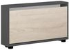 купить Полка для обуви Mobildor-Lux Leo Slim 50x16x47H cm Anthracite/Sonoma в Кишинёве 