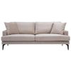cumpără Canapea Trendy Papira Bej, 90x88x205cm (3 locuri) în Chișinău 