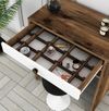 купить Туалетный столик Trendy Зеркало Lizbon Орех, Белый (туалетный столик) (GTR001456) в Кишинёве 