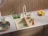 cumpără Chiuvetă bucătărie Primagran New York Multispace 60 Beige + accesorii 580x530 MNAKB#N în Chișinău 