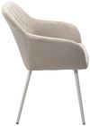 cumpără Scaun Deco Loper Catifea SC-8266 Camel (HLR-7) + White Legs în Chișinău 