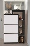 купить Полка для обуви Bofigo Обувница 18-04-81 Anthracite/White в Кишинёве 