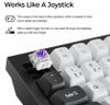 купить Клавиатура Keychron Q6 HE QMK Wireless Custom Full-Metal Mechanical Keyboard (Q6H-P1), Shell White в Кишинёве 