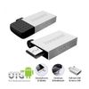 64GB USB2.0/Micro-USB Flash Drive Transcend "JetFlash 380", Silver, Metal Case,OTG (R/W:20/10MB/s) 