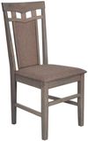 купить Комплект стол и стулья Evelin di Costacurta стол Raffles Oval Antique Grey + 4 стула Deepa R Antique Grey/Ekea12 Dark Brown в Кишинёве 
