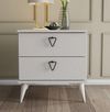 купить Тумбочка Trendy Versa, Alb, 52x55x45cm в Кишинёве 