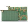 купить Несессер/косметичка Pip Studio 51.274.301 Caryn Cosmetic Bags Combi Jabali Green 26x7.5x18cm/22x1x13cm в Кишинёве 