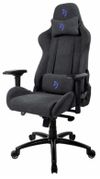 купить Офисное кресло Arozzi Verona Signature Soft Fabric, Black /Blue logo в Кишинёве 