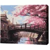 купить Картина по номерам BrushMe RMG0022FC 30x40 см (без коробки) Цветение сакуры в Кишинёве 