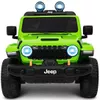 cumpără Mașină electrică pentru copii Kids car DK-JWR556_Green Jeep Wrangler Rubicon 392, 12V10AH, scaune din piele în Chișinău 