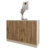 cumpără Comodă Smartex (16465) Т8 140cm Kashemir+Stejar Inchis în Chișinău 