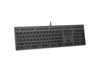 Keyboard A4Tech FX60, Low-Profile, Scissor Switch Keys, Chocolate Keycaps, Backlit, Grey, USB 