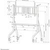 cumpără Suport TV de podea Neomounts FL50-575BL1, heavy duty în Chișinău 