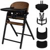 купить Стульчик для кормления Lionelo Celia 3in1 Black Wood в Кишинёве 