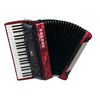cumpără Pian digital Hohner Bravo III 120 silent key Red (16832) în Chișinău 