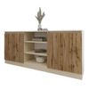 cumpără Comodă Smartex (16312) Т5 180cm Ivory+Stejar Inchis în Chișinău 