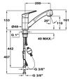 купить Смеситель кухонный Teka MTP 978 chrome в Кишинёве 