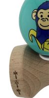 купить Активная игра Essa 164577 Kendama Super Sticky X Original, 7.5x6x18cm, Maimuță, turcoaz в Кишинёве 
