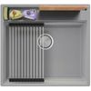 cumpără Chiuvetă bucătărie Primagran Oslo 60 Pocket Multilevel Grey + accesorii 530x580 MOCKG în Chișinău 