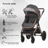 cumpără Сărucior pentru copii Coccolle Melora Diamond Black, 3in1 cu landou transformabil în Chișinău 