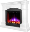 купить Камин электрический ArtFlame Columb & Tomas, 1050x1250x300mm, Alb в Кишинёве 