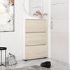 cumpără Raft pentru încălțăminte Mobildor-Lux Leo Slim 50x16x125H cm White/Sonoma în Chișinău 