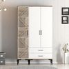 купить Шкаф Trendy Kumsal PT-Nuc, Alb в Кишинёве 
