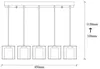 купить Освещение для помещений Trendy Swank-702-5S1 85x113x85cm (GTR002713) в Кишинёве 