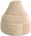 купить Кресло-мешок BeanBag BM5889, Люкс из велюра, XL, капучино в Кишинёве 